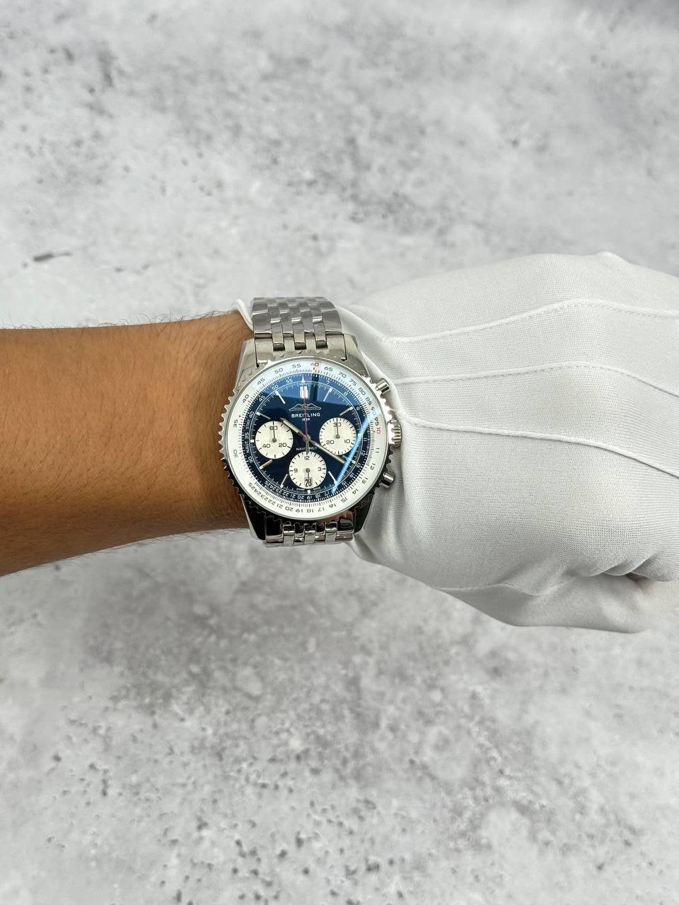 Breitling Navitimer Chronograph – Blue Dial Adjustable