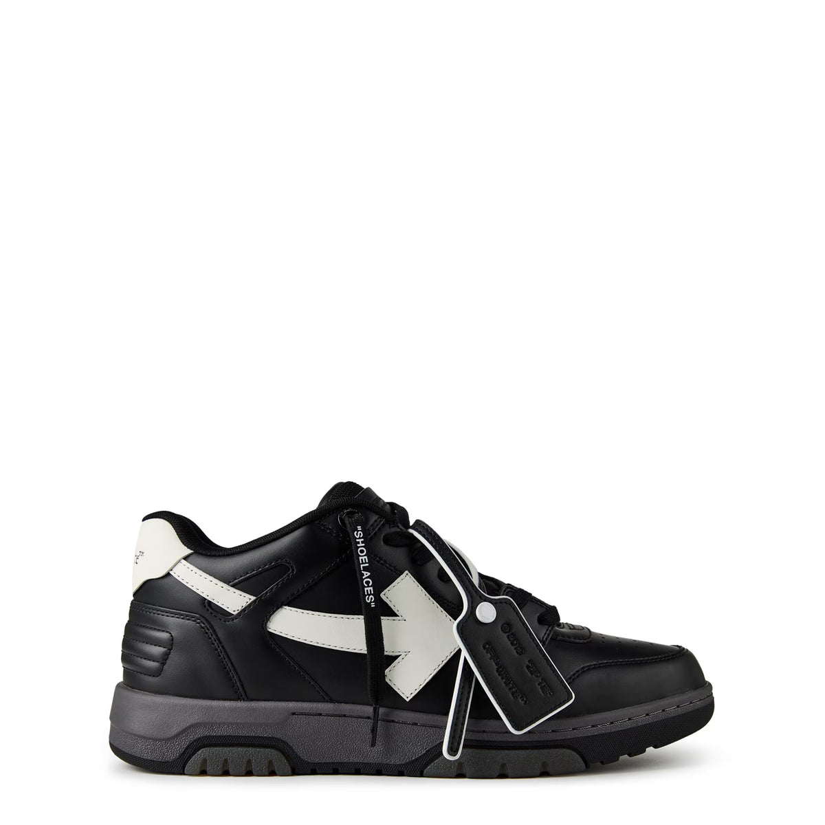 Out of Office Classic Trainers in black with white side panels and chunky sole