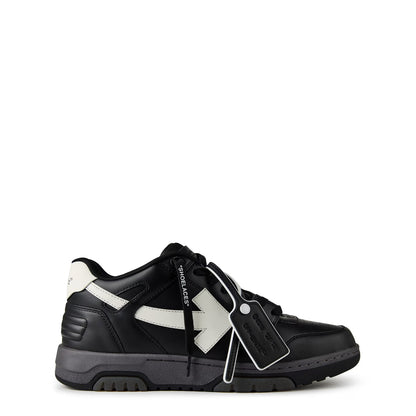 Out of Office Classic Trainers in black with white side panels and chunky sole