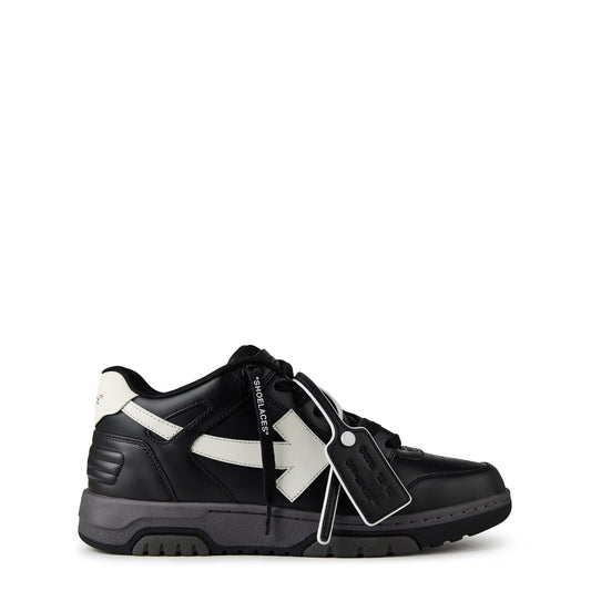Out of Office Classic Trainers in black with white side panels and chunky sole