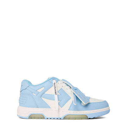 Out of Office Classic Trainers in light blue and white with lace-up detail
