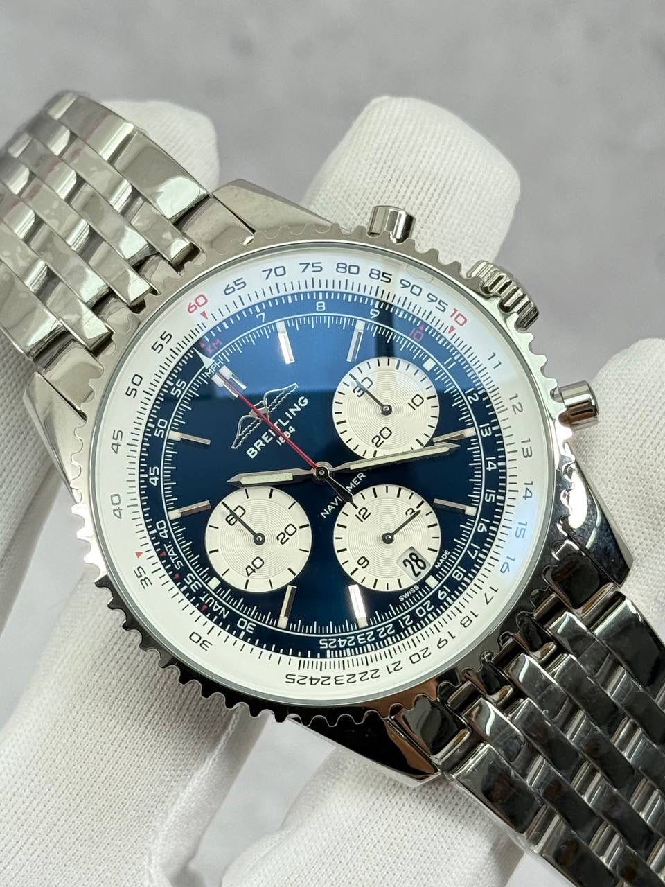 Breitling Navitimer Chronograph – Blue Dial Adjustable