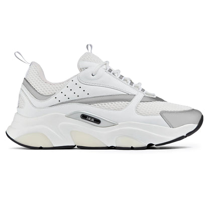 B22 Trainer White with textured panels, white laces, and thick white midsole