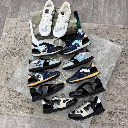 Mixed-color Rockrunner sneakers assortment with lace-up low tops