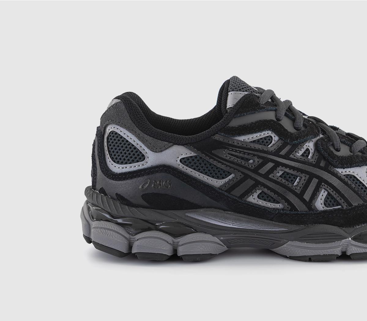 Gel-Nyc Sneaker Graphite Grey/Black mit gepolstertem Einstieg und Fersenverstärkung