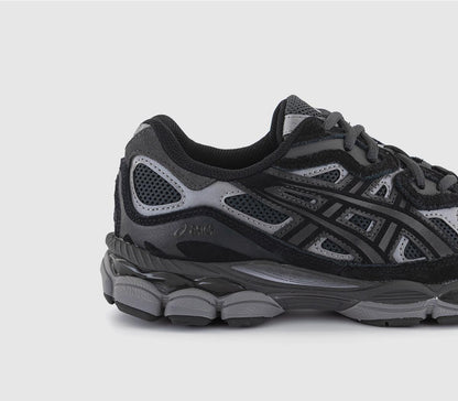 Gel-Nyc Sneaker Graphite Grey/Black mit gepolstertem Einstieg und Fersenverstärkung