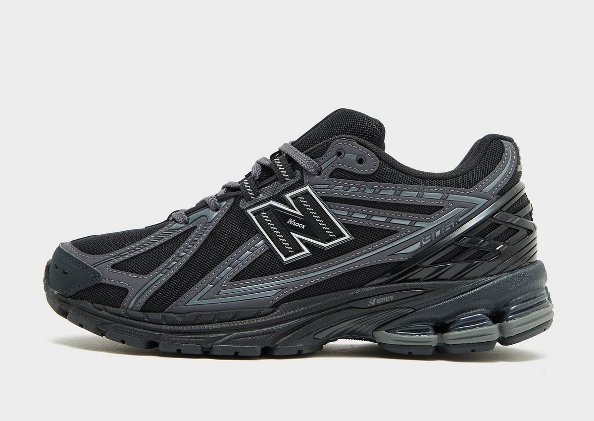NB-1906r Laufschuh schwarz-grau, gepolsterter Knöchel und Schnürung