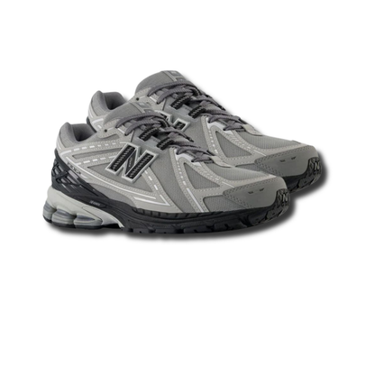 New Balance 1906R running shoes in castlerock gray with black accents