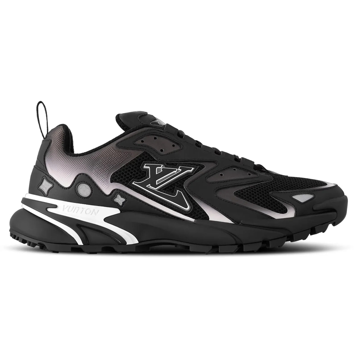 LVE Runner Tatic Trainer, schwarz/heller Sneaker mit Schnürung und Profilsohle