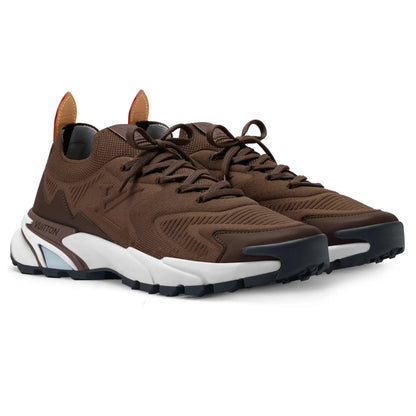 LVE Runner Tatic Trainer, braun/weiß Sneaker mit Schnürung und Profilsohle