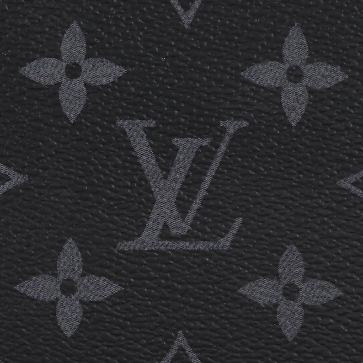Monogram leather texture with repeating star and circle motifs