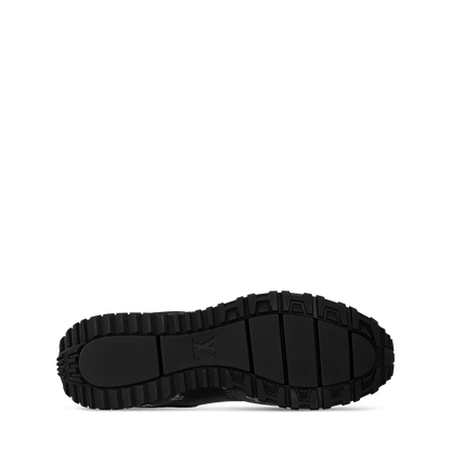 Run Away Trainers black outsole tread view