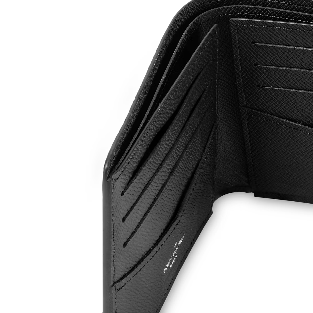 Eclipse slender wallet interior view with card slots and inner compartments