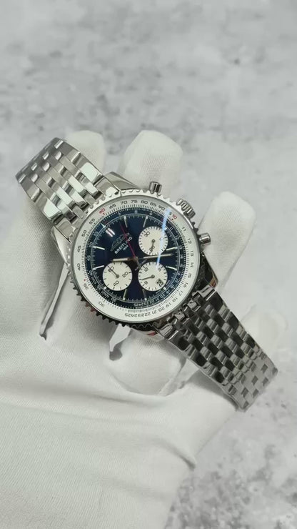 Breitling Navitimer Chronograph – Blue Dial Adjustable